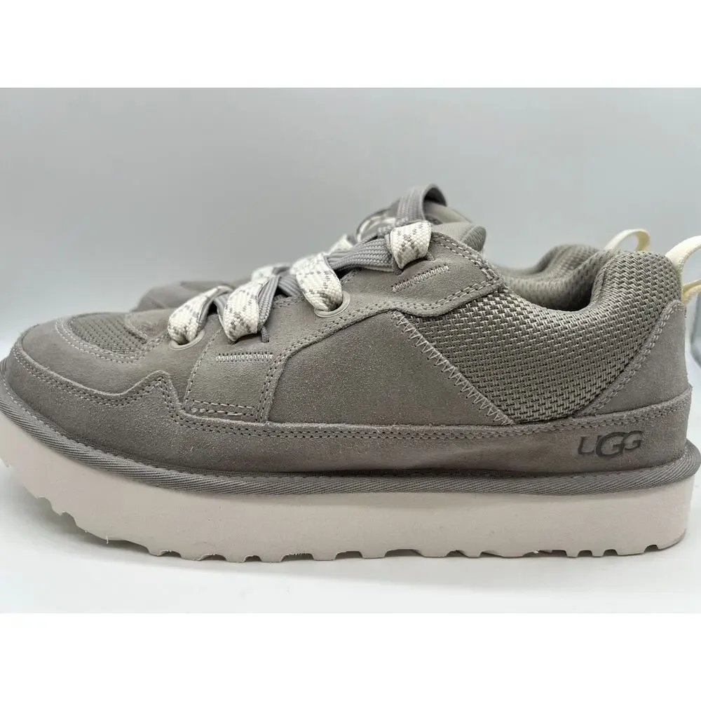 UGG Lo Lowmel Gray Suede Shoes 1169493 Men's Size 11 New